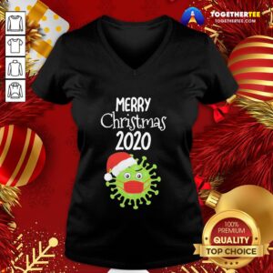 Alternative view of Good Merry Christmas 2020 Quarantine Christmas Viruscorona Shirt
