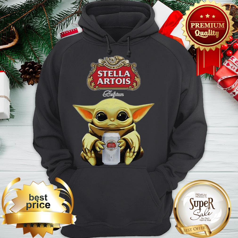 Baby Yoda Hug Stella Artois Beer Star Wars Shirt - Image 5