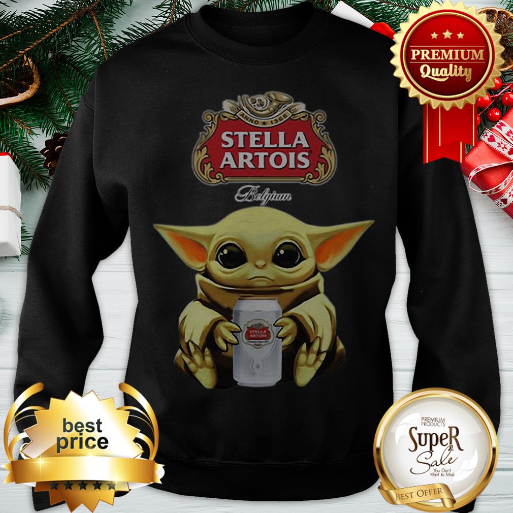 Baby Yoda Hug Stella Artois Beer Star Wars Shirt - Image 4