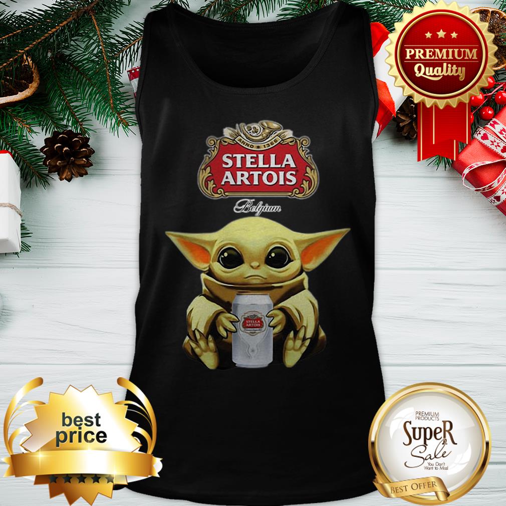 Baby Yoda Hug Stella Artois Beer Star Wars Shirt - Image 3