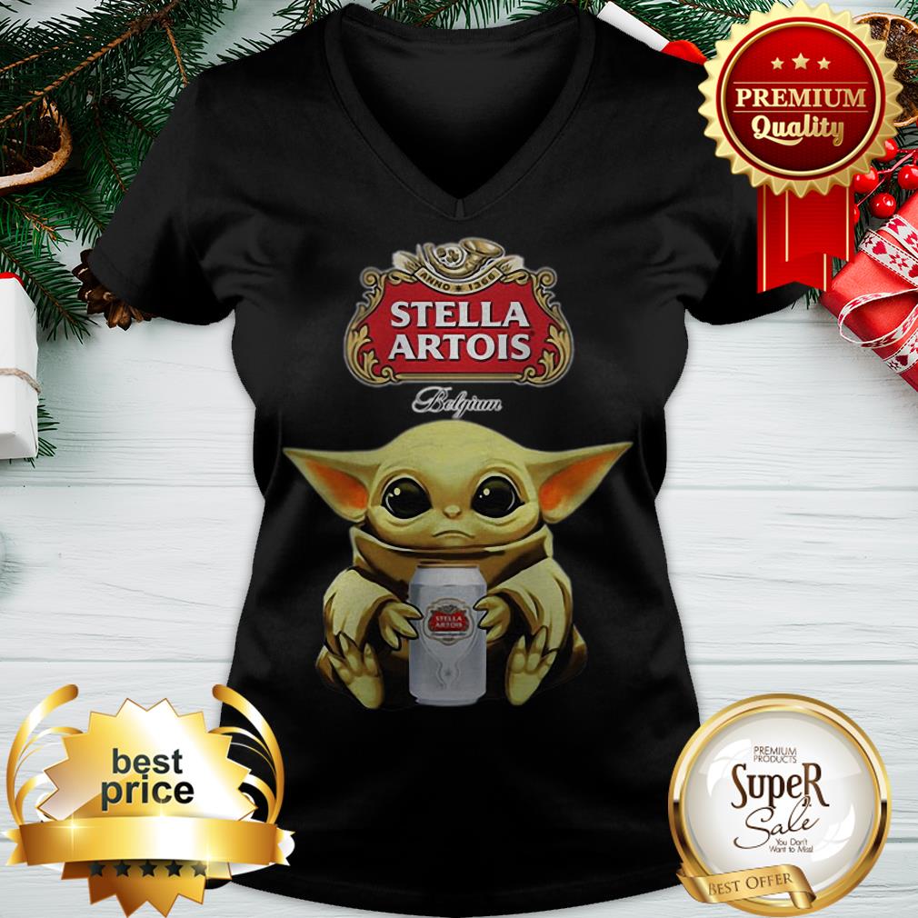 Baby Yoda Hug Stella Artois Beer Star Wars Shirt - Image 2