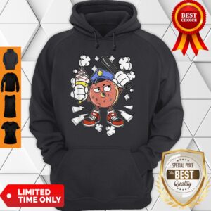 Alternative view of Funny Donut Cop Candy Police Officer Ice Cream Sweet Patrol Shirt