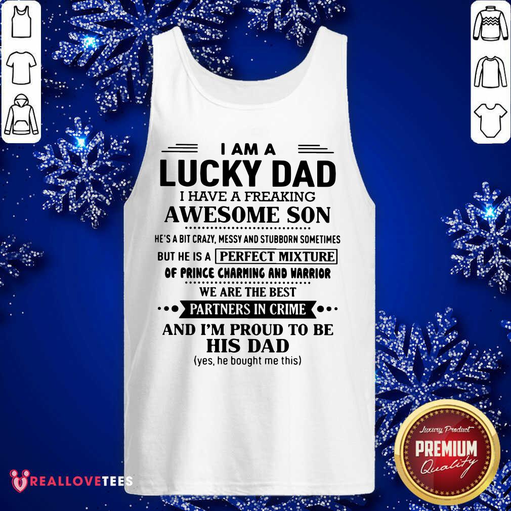I Am Lucky Dad Shirt - Image 4