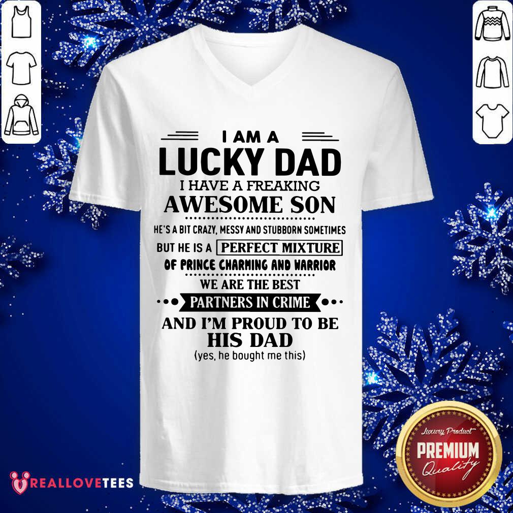 I Am Lucky Dad Shirt - Image 3
