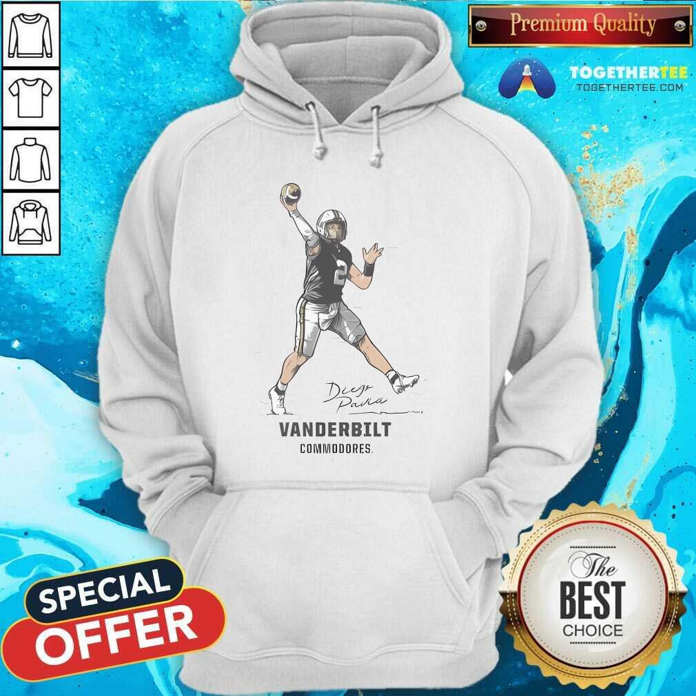 Pretty Vanderbilt Football Diego Pavia Superstar Pose T-Shirt - Image 4