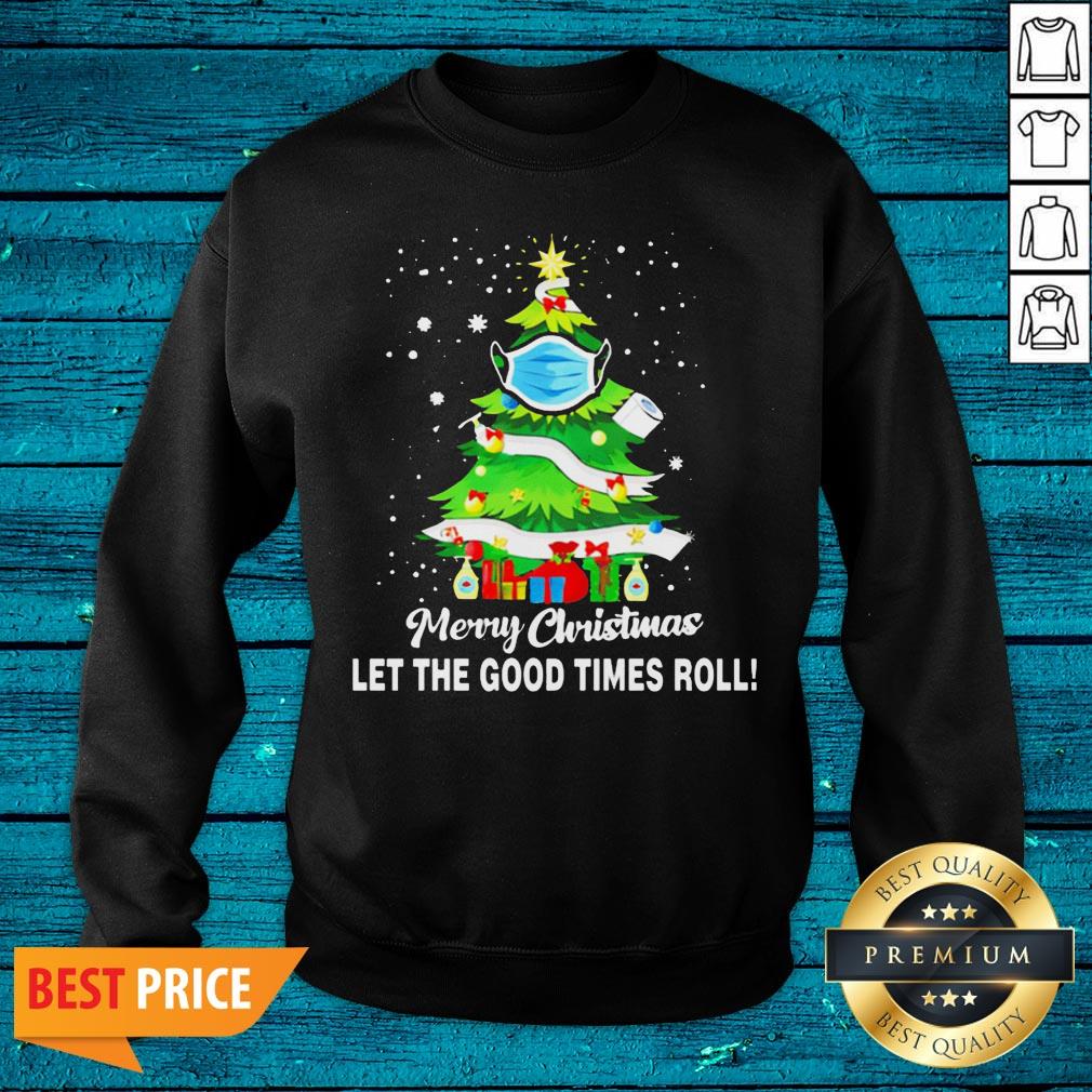 Top Toilet Paper Merry Christmas Let The Good Time Roll Sweater Shirt - Image 5