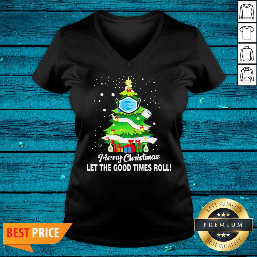 Top Toilet Paper Merry Christmas Let The Good Time Roll Sweater Shirt - Image 3