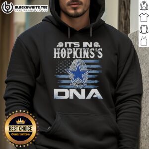 Alternative view of Good Hopkins Dallas Cowboys It’s In DNA US Flag T-Shirt