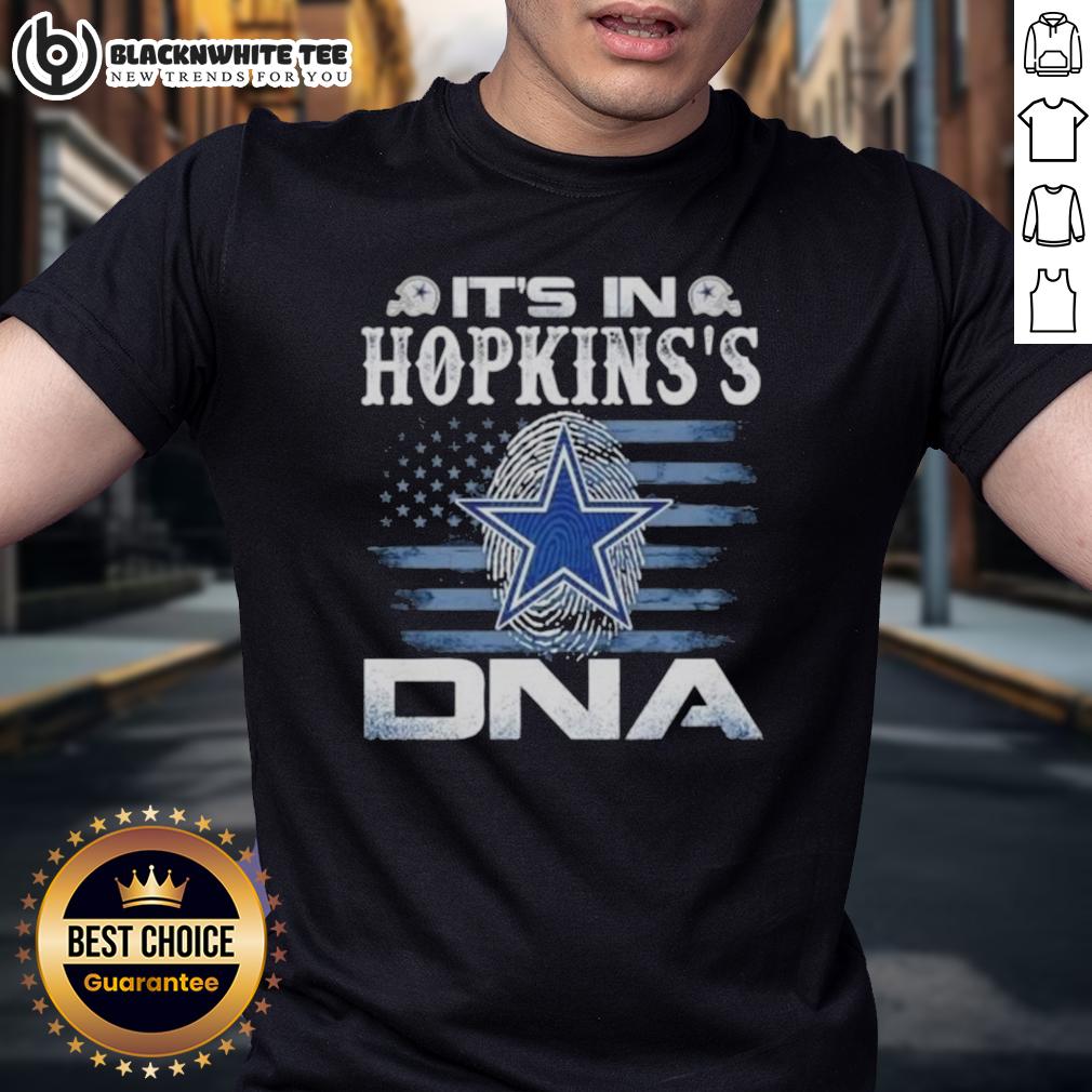 Good Hopkins Dallas Cowboys It’s In DNA US Flag T-Shirt