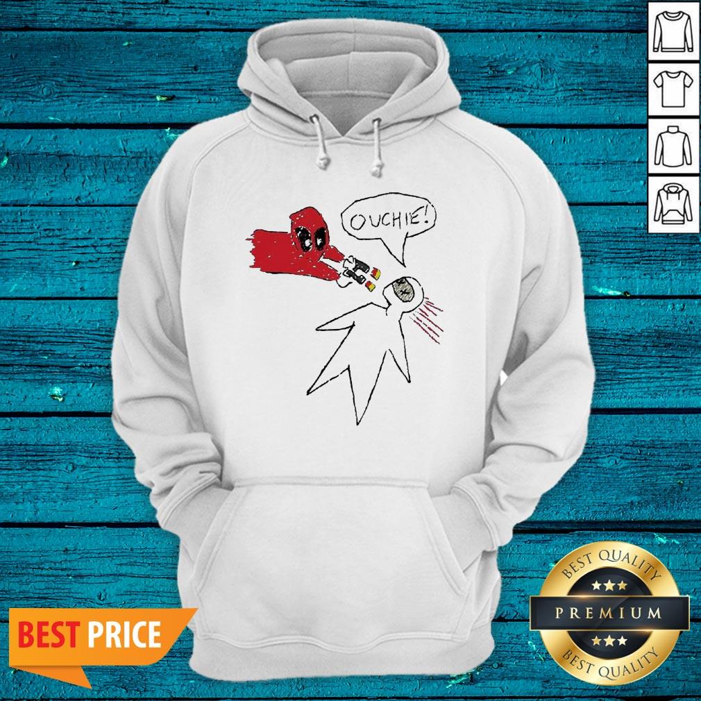 High Quality Ouchie Sketch Deadpool Shirt - Image 3