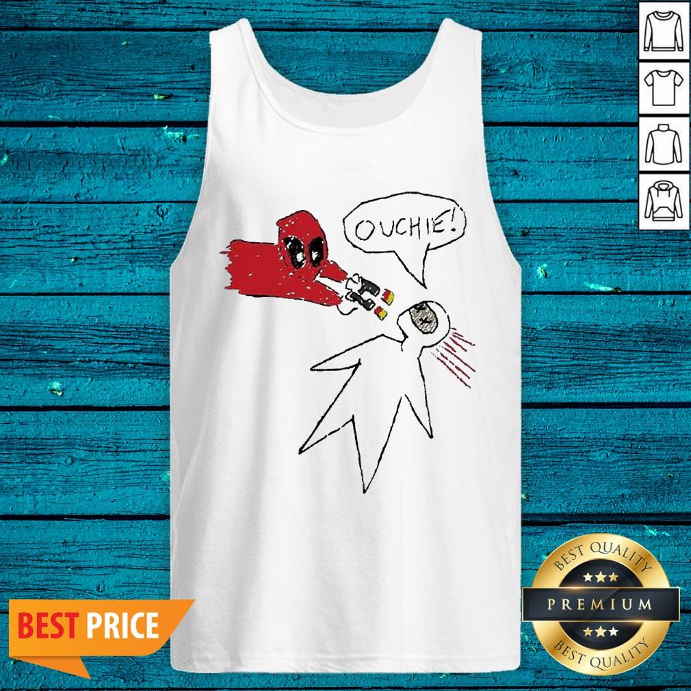 High Quality Ouchie Sketch Deadpool Shirt - Image 5