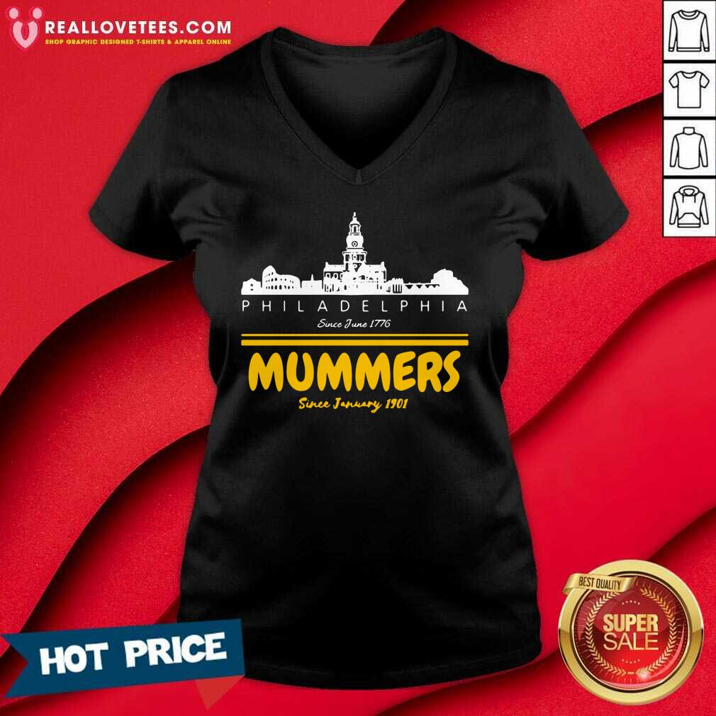 Top Philadelphia Since June 1776 Mummers Since January 1901 Shirt - Image 5