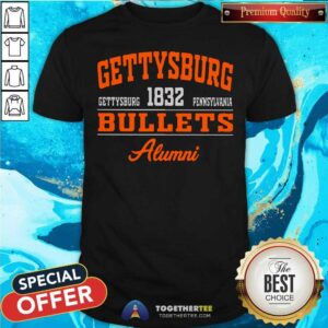 Top Gettysburg Bullets Alumni 1832 Pennsylvania Shirt