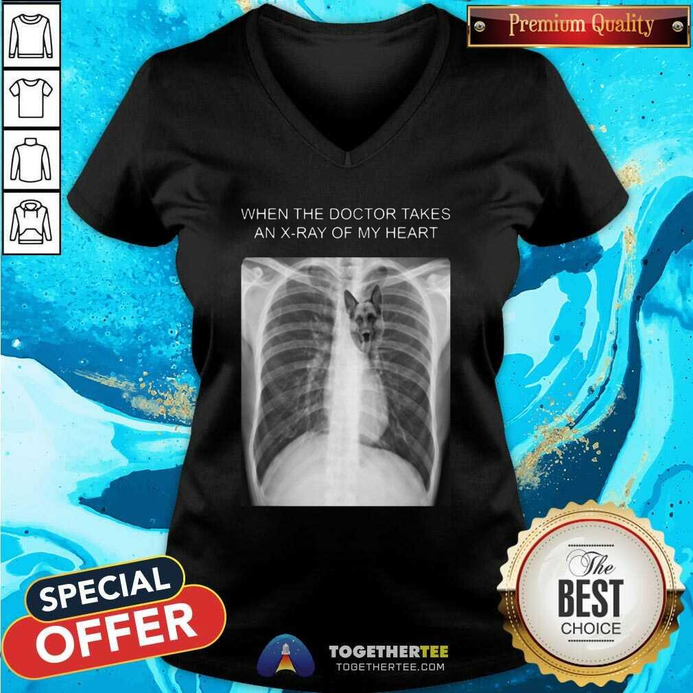 Cool When The Doctor Takes An Xray Of My Heart German Shirt - Image 3