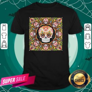 Sugar Skull Mandala Dia De Los Muertos Day Dead Shirt
