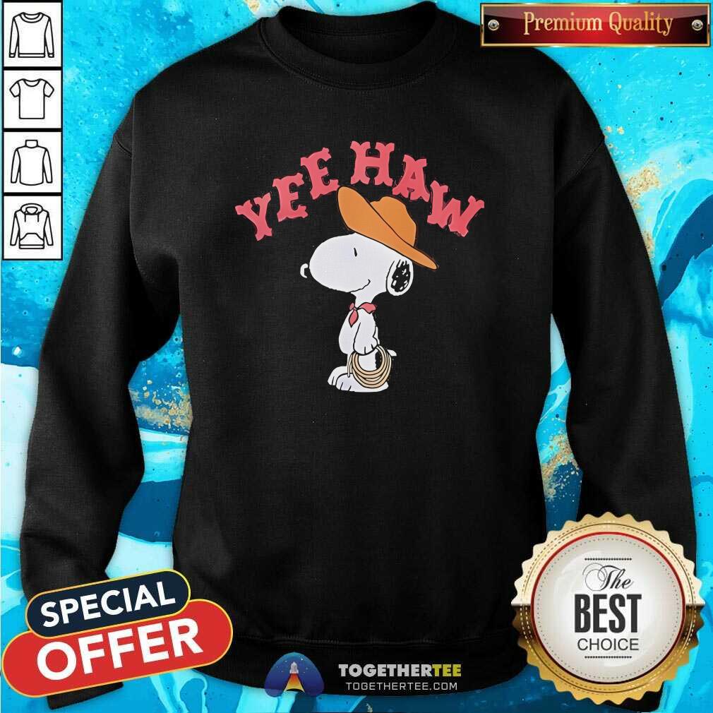 Awesome Peanuts Snoopy Yeehaw Western T-Shirt - Image 5