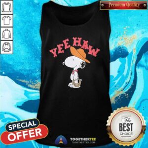 Alternative view of Awesome Peanuts Snoopy Yeehaw Western T-Shirt