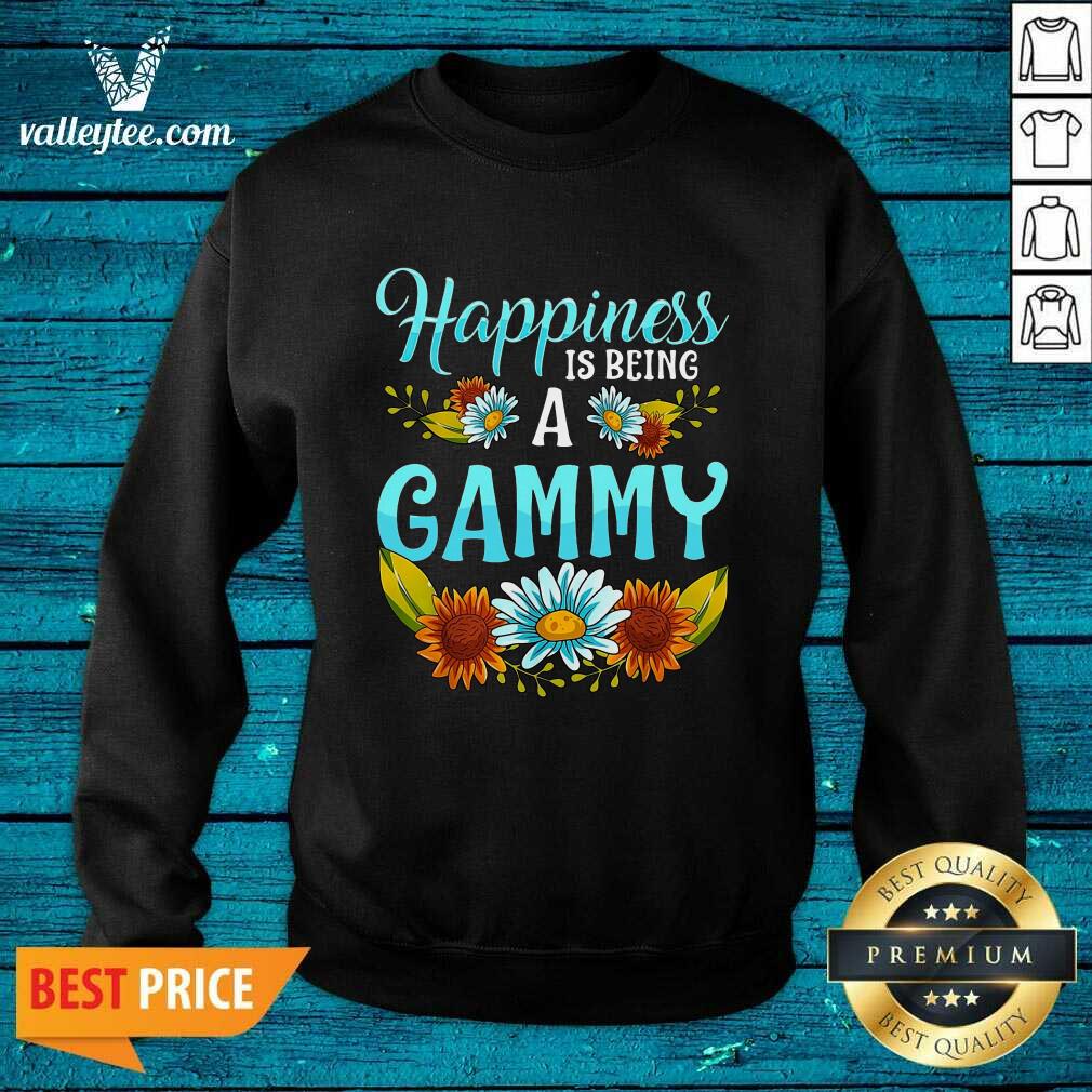 Flower Happiness Is Being A Gammy Shirt - Image 5