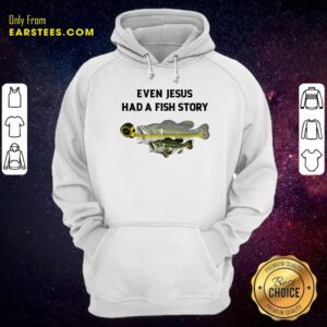 Alternative view of Good Even Jesus Had A Fish Story Ruler Shirt