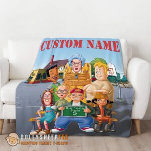 Alternative view of Hot Cute Official Recess Cartoon Miss Finster Grade 5 Blanket Fleece Customized Blanket