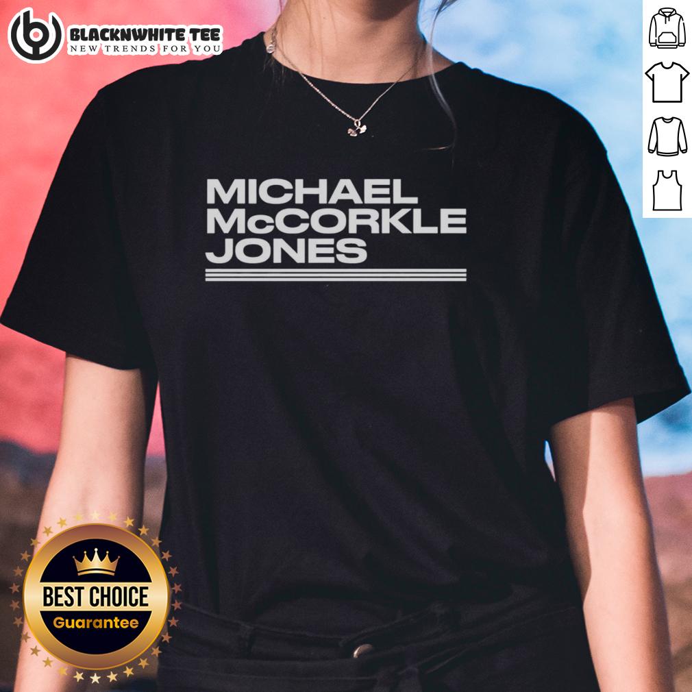 Original Mac Jones San Francisco 49ers Michael McCorkle Jones T-Shirt - Image 3