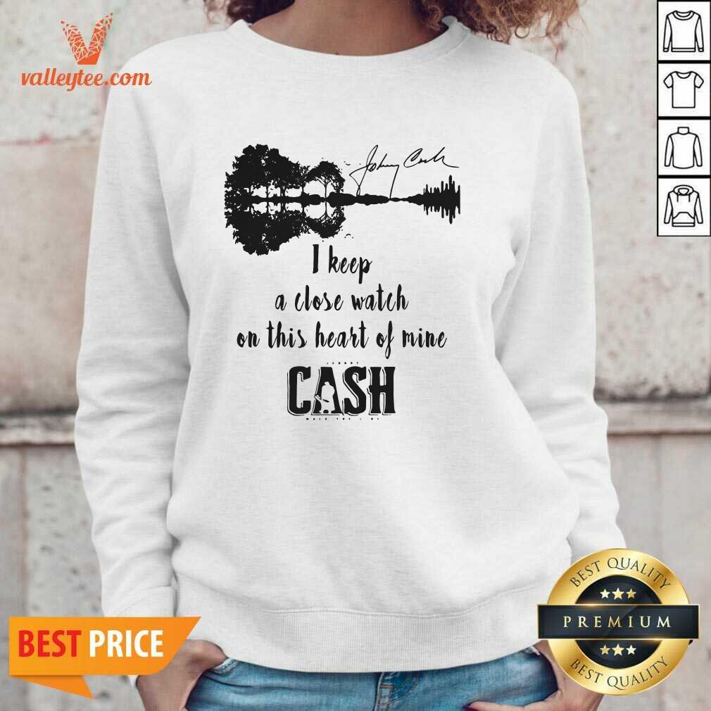 Top Johnny Cash I Keep A Close Watch On This Heart Of Mine Cash Signature Shirt - Image 5