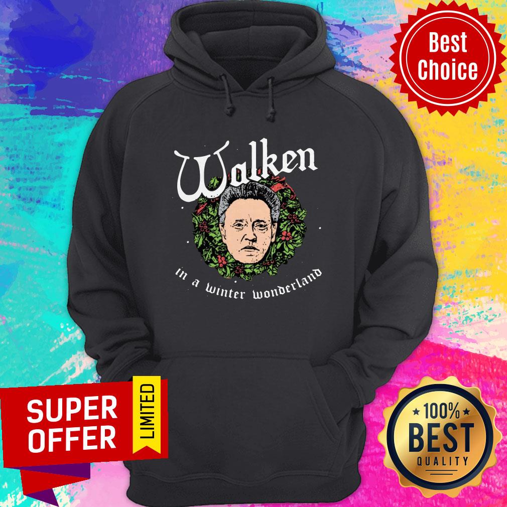 Nice Walken In A Winter Wonderland Christmas Shirt - Image 5