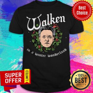 Nice Walken In A Winter Wonderland Christmas Shirt