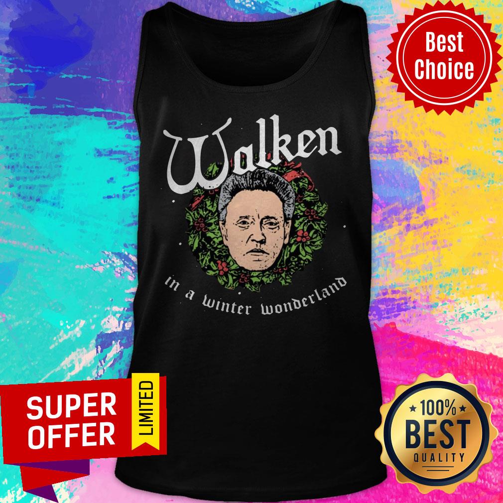Nice Walken In A Winter Wonderland Christmas Shirt - Image 3