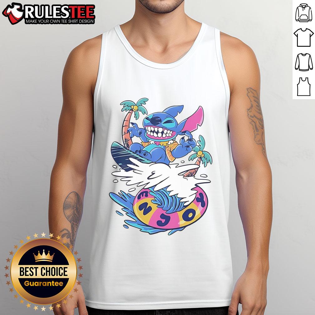 Awesome Stitch Enjoy Your Wave T-Shirt - Image 4