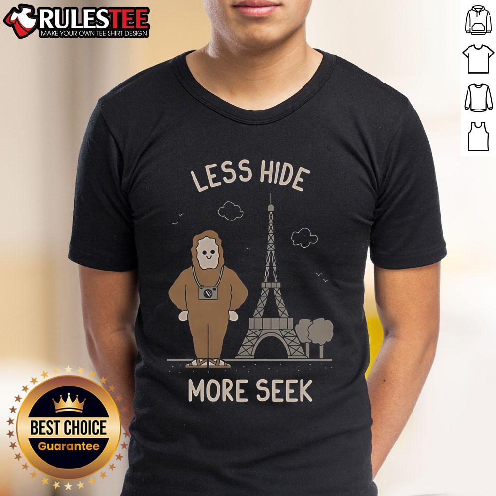 Funny Less Hide More Seek Paris Eiffel Tower T-Shirt