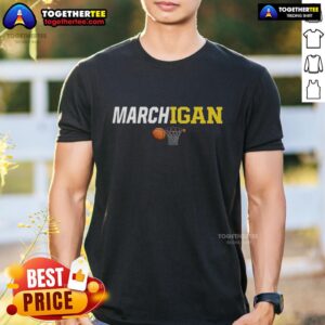 Nice Michigan Wolverines Marchigan T-Shirt