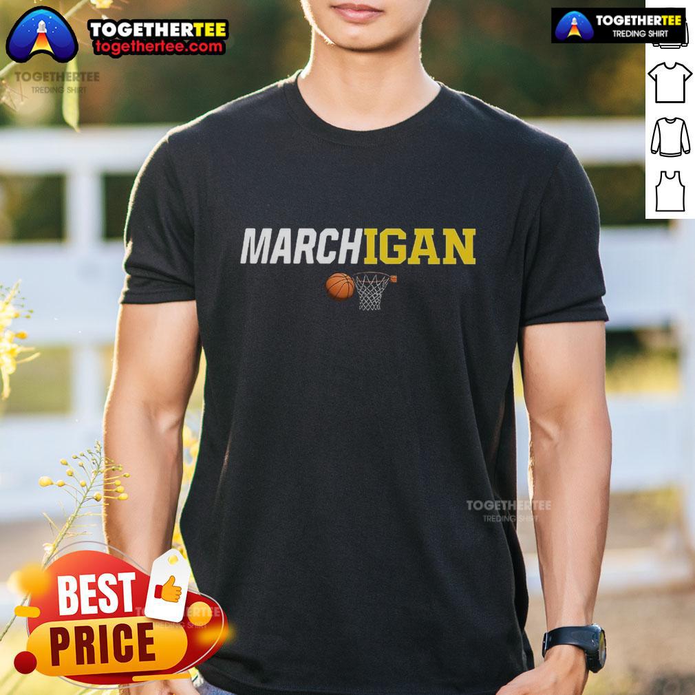 Nice Michigan Wolverines Marchigan T-Shirt