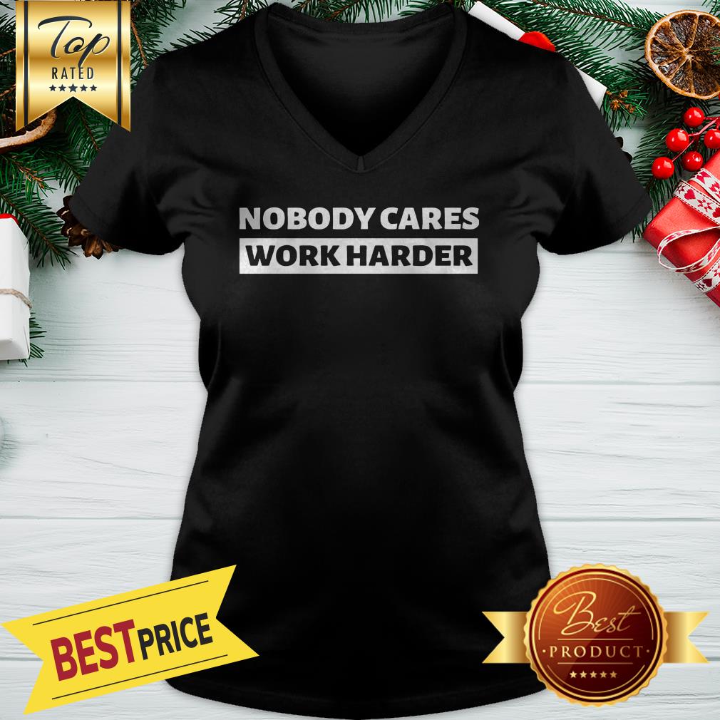 Nobody Cares Work Harder Lamar Jackson Baseball Shirt - Image 2
