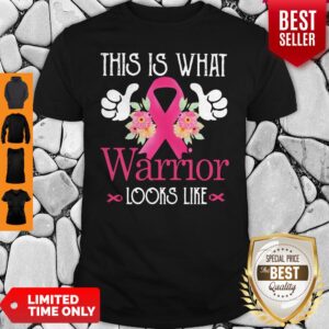 Awesome This Is What Warrior Looks Like Breast Cancer Shirt