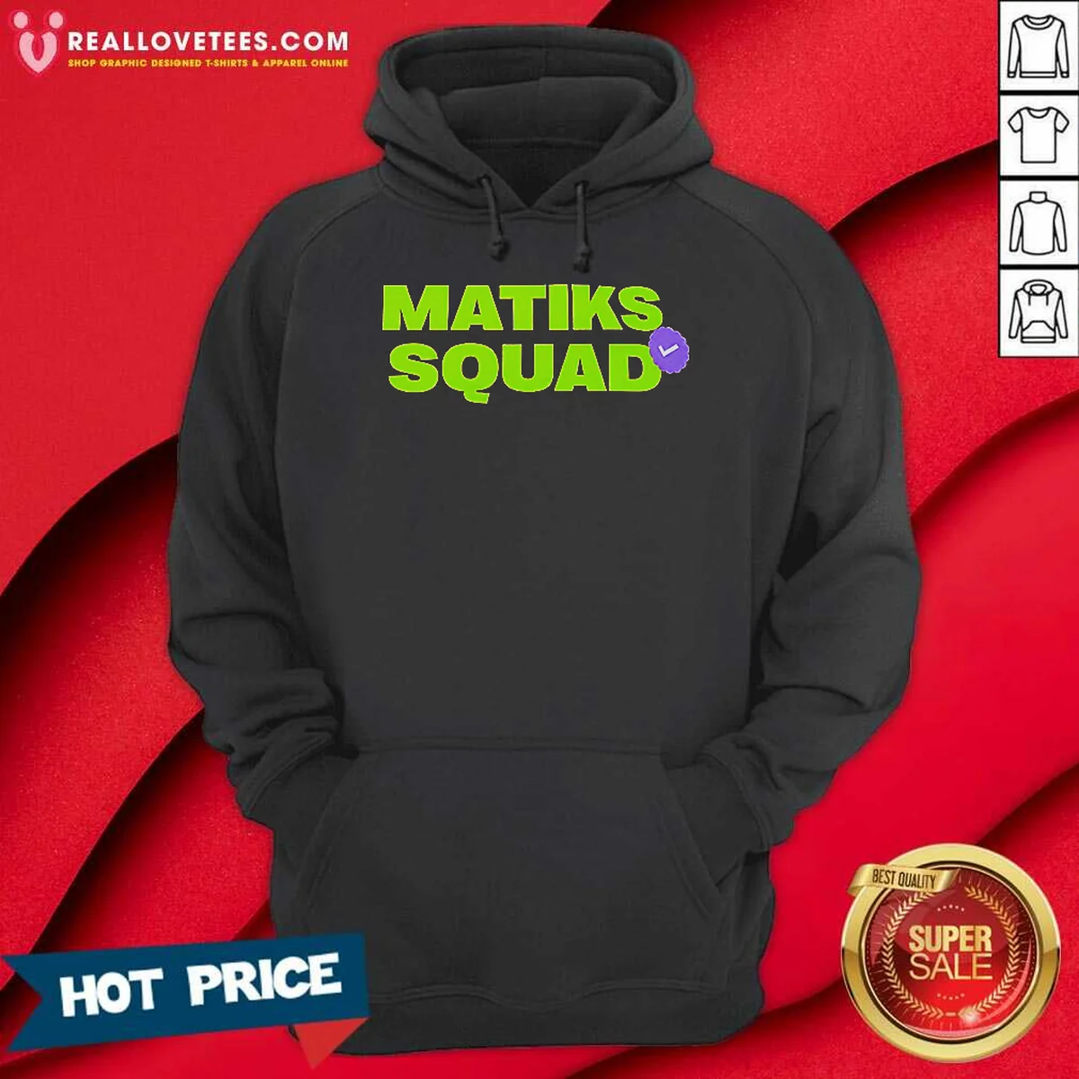Premium Matiks Squad Gaming Community Logo Shirt - Image 3