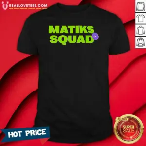 Premium Matiks Squad Gaming Community Logo Shirt