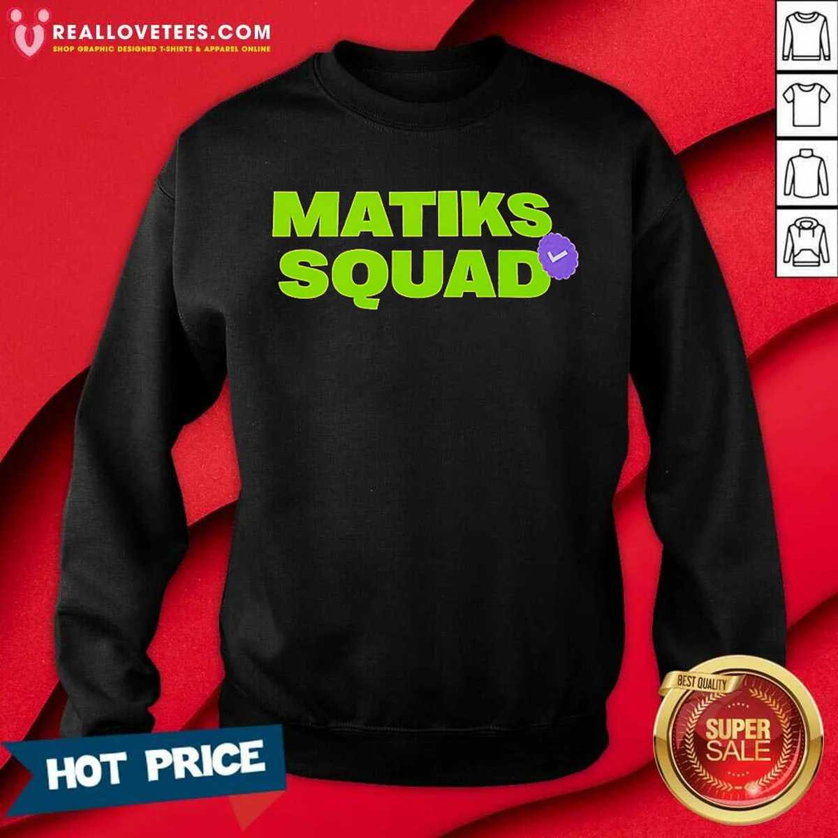 Premium Matiks Squad Gaming Community Logo Shirt - Image 4
