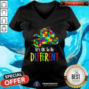 Alternative view of Original It Is Ok To Be Different Autism Awareness Shirt