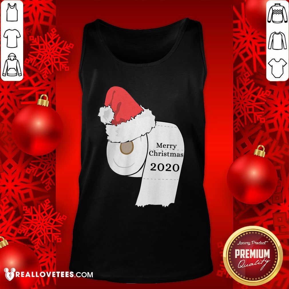 Pro Santa Hat Toilet Paper Merry Christmas 2020 Shirt - Image 2