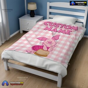 Alternative view of Official Winnie The Pooh Piglet Blanket Fleece Customized Blanket