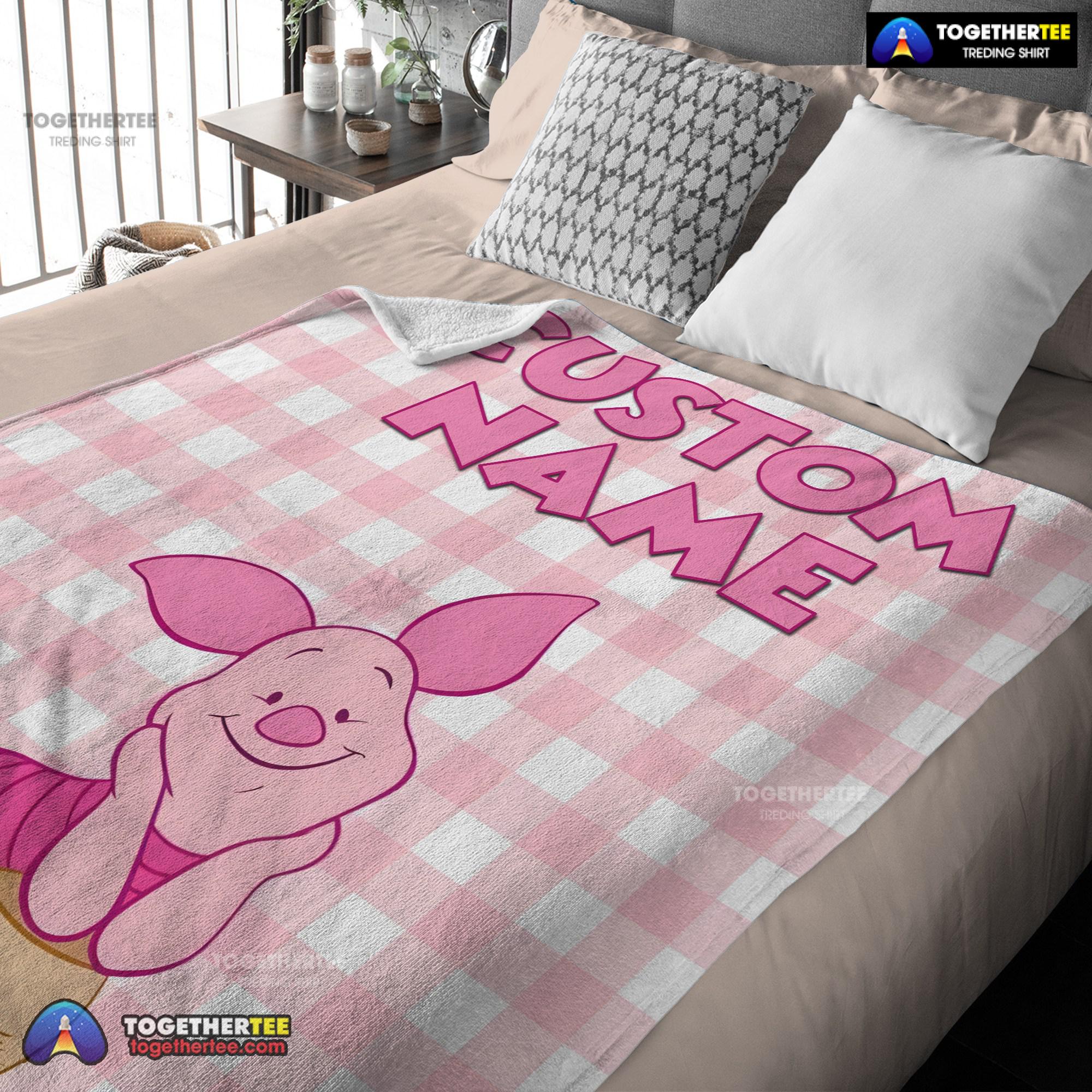 Official Winnie The Pooh Piglet Blanket Fleece Customized Blanket - Image 3