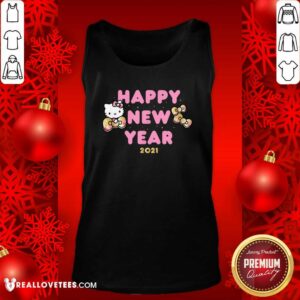 Alternative view of Funny Hello Kitty Happy New Year 2021 Shirt
