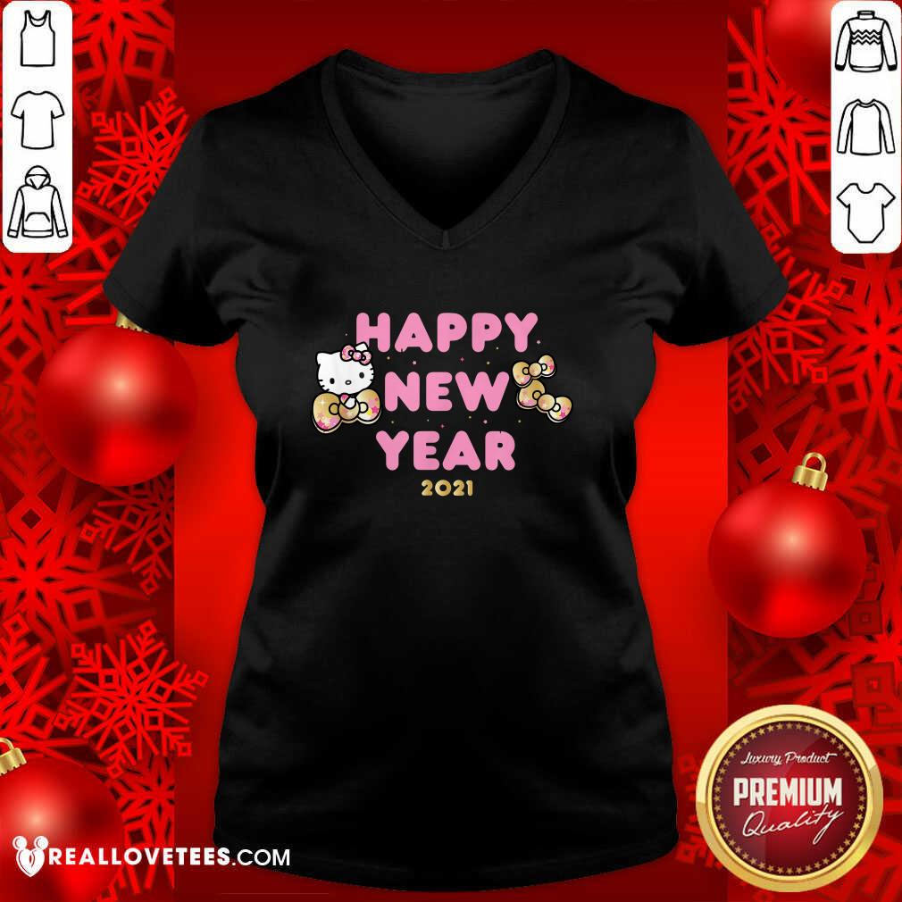 Funny Hello Kitty Happy New Year 2021 Shirt - Image 5