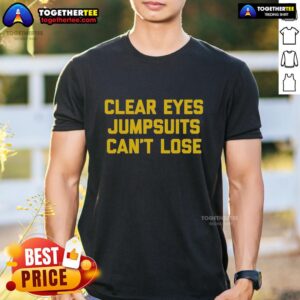 Hot Clear Eyes Jumpsuits Can't Lose Letter T-Shirt