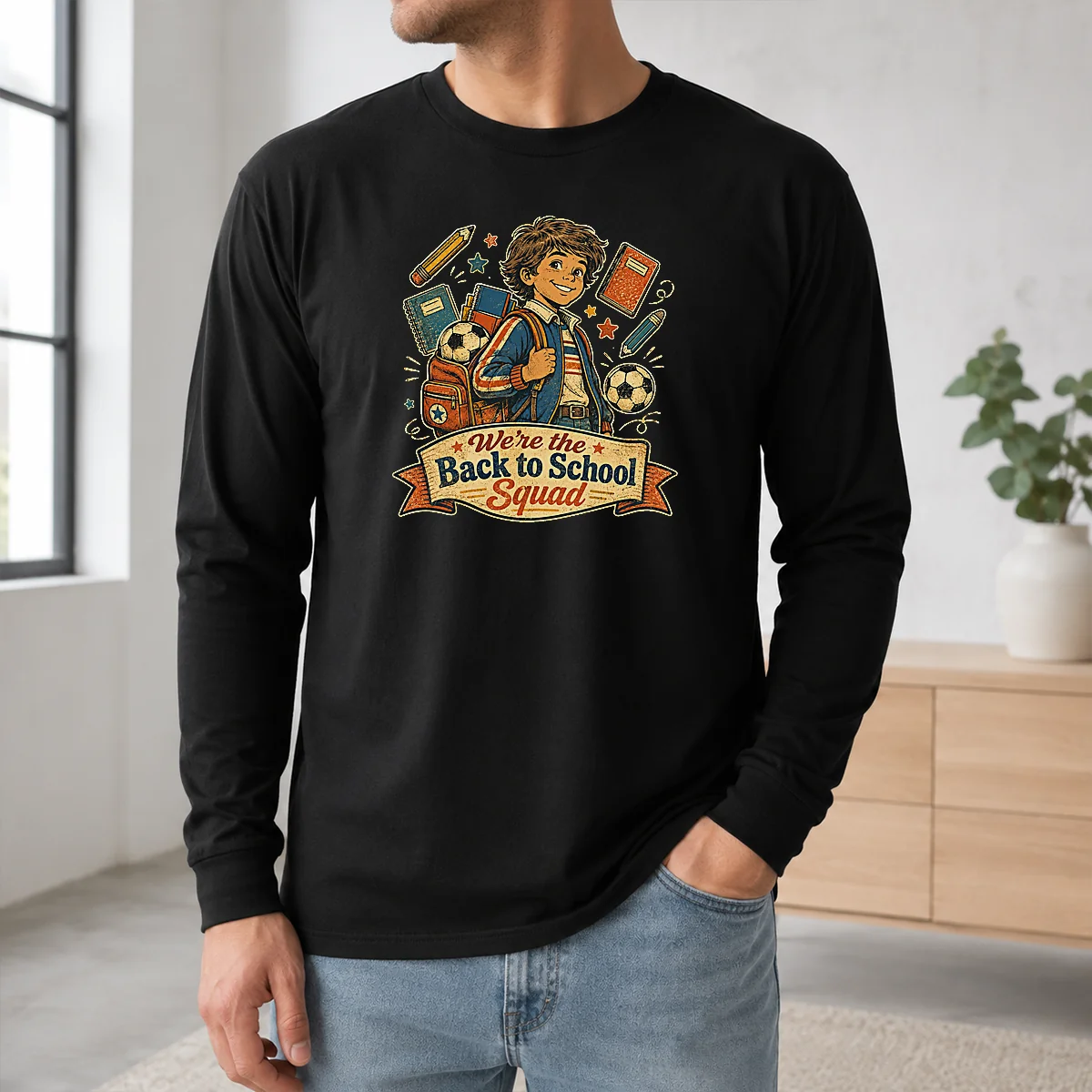 Awesome Back To School Squad Vintage For Kids Shirt - Image 5