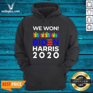 Alternative view of Top We Won Biden Harris 2020 For President Lgbtq Election Celebrate Shirt