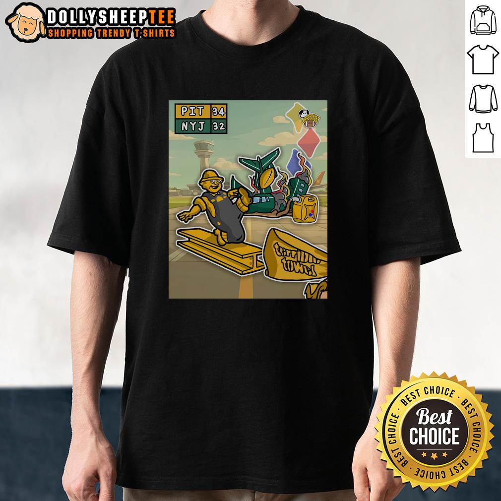 Hot Jet Fuel Does Not Melt Steel Beams Pit Defeat NYJ T-Shirt