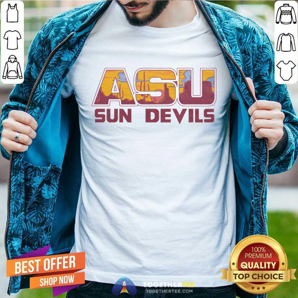 Nice ASU Sun Devils Landmark T-Shirt