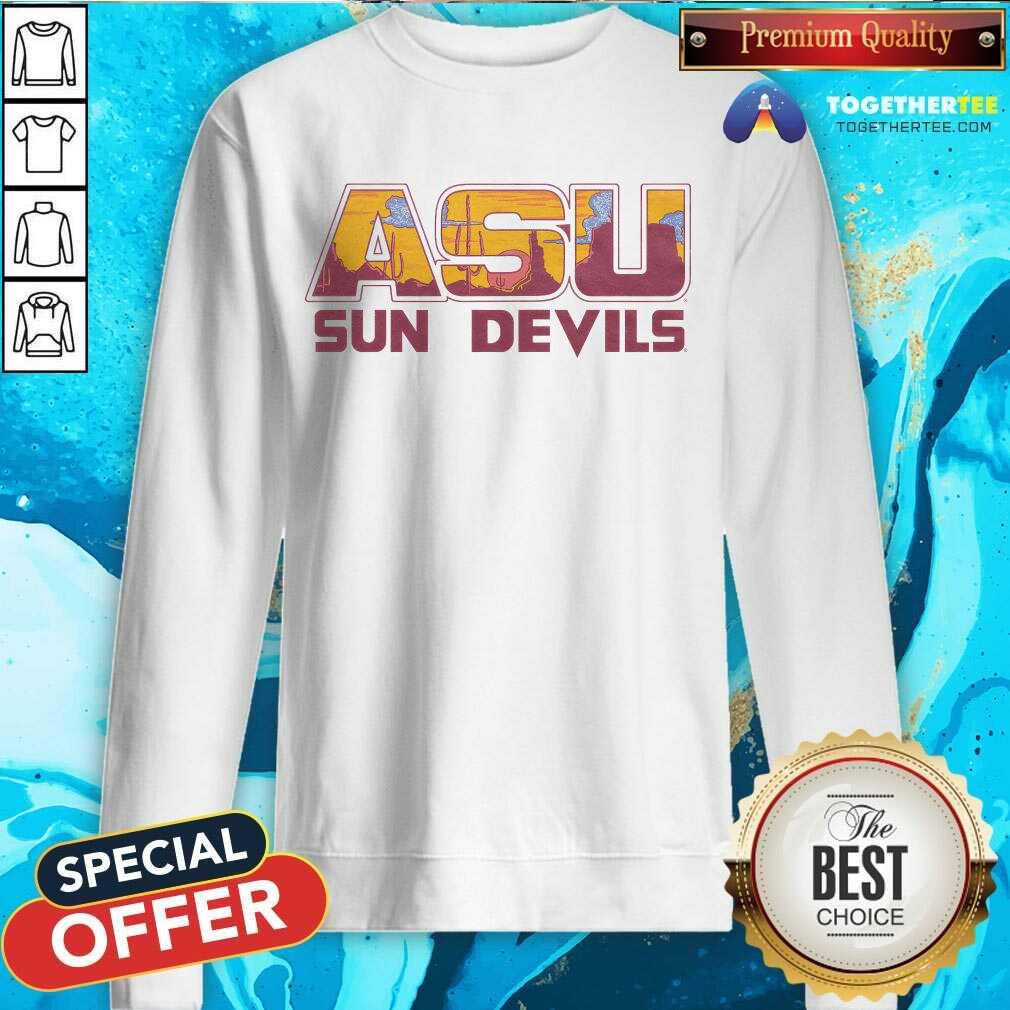 Nice ASU Sun Devils Landmark T-Shirt - Image 5